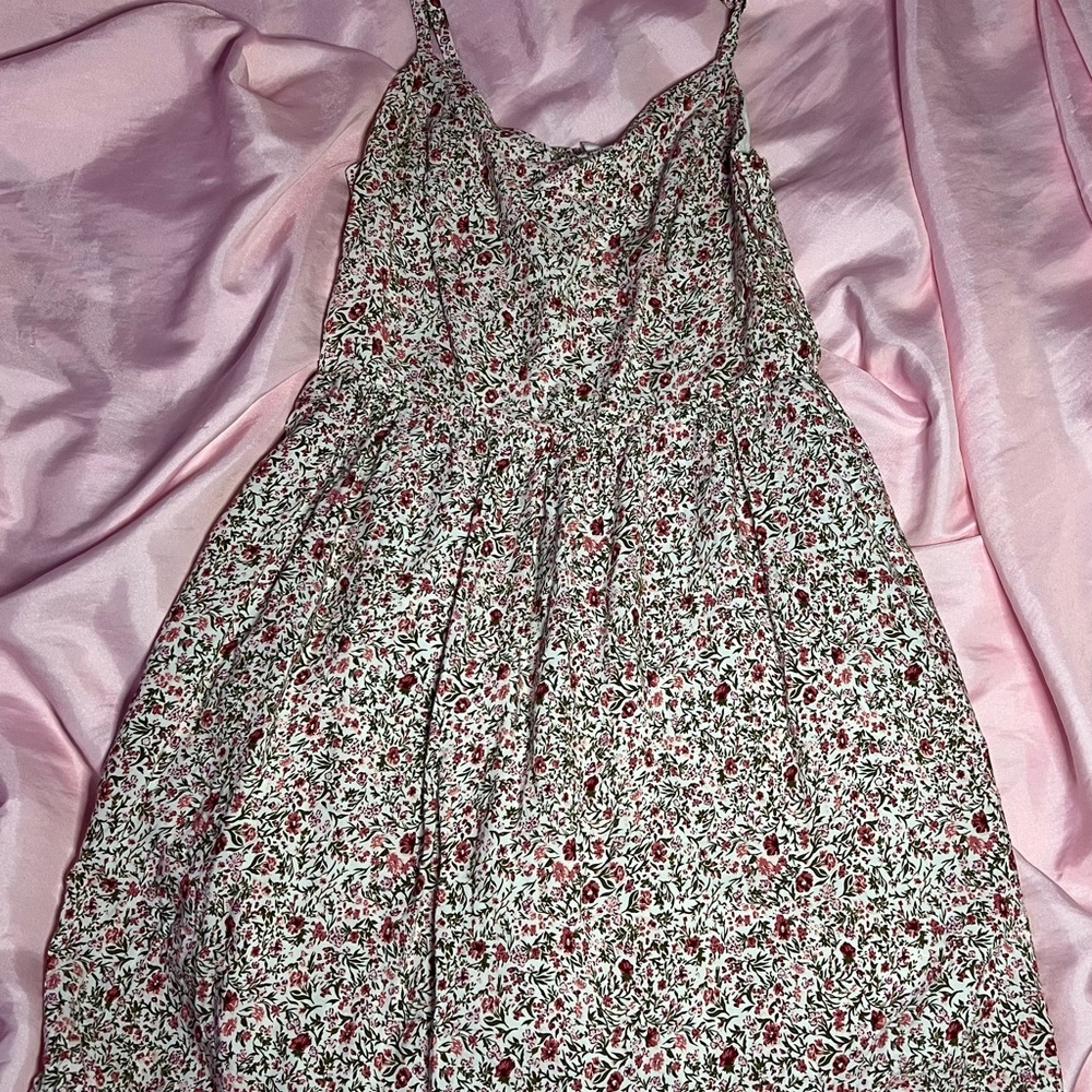 Floral Spaghetti Strap Dress